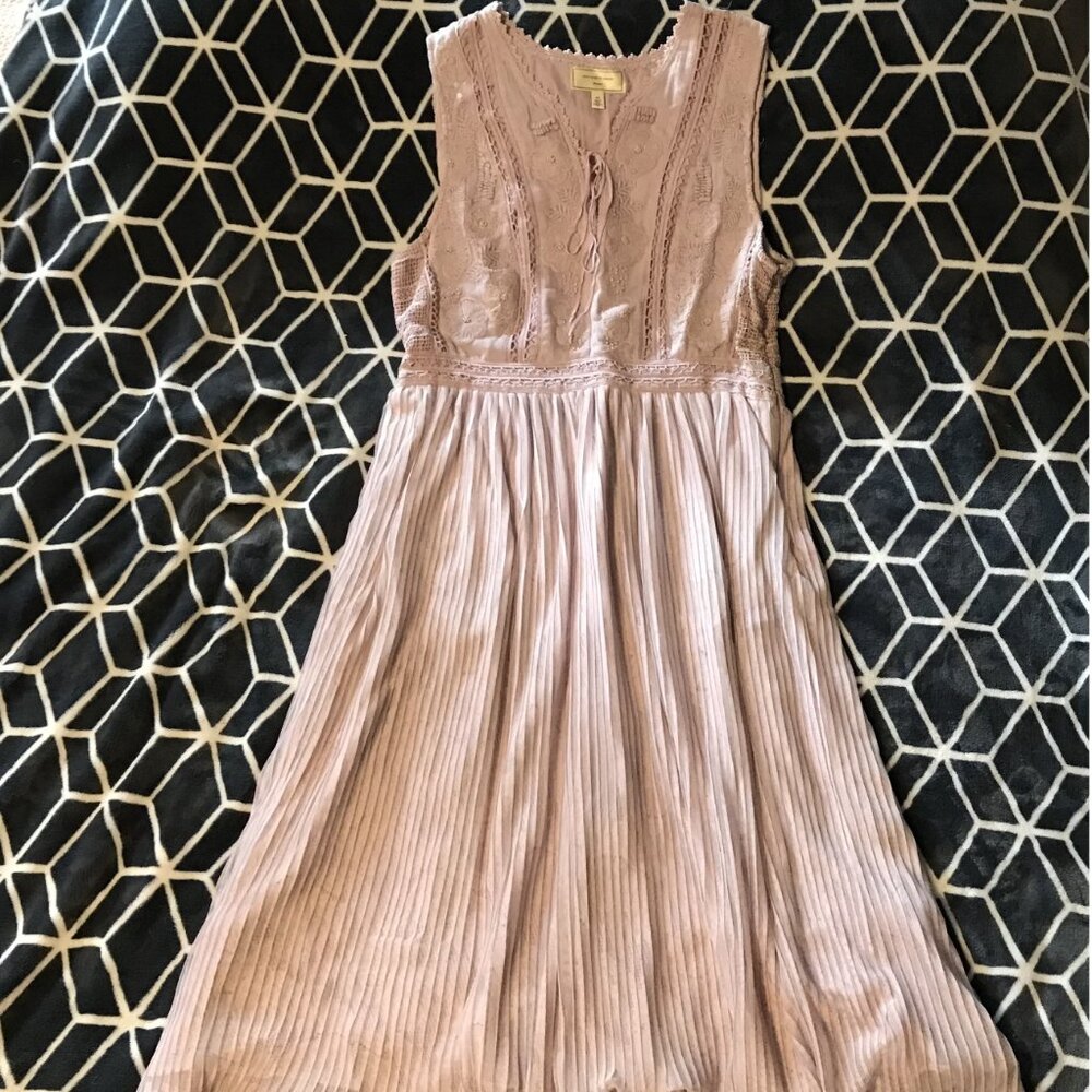 Moulinette Soeurs by Anthropologie Sleeveless Bouffant dress Plum Size12  drs010